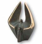 Engel Nr.3 - 17 cm Bronzeskulptur - Material: Bronze von Kött-Gärtner, Luise